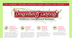 Desktop Screenshot of dragonfliesconsignment.com